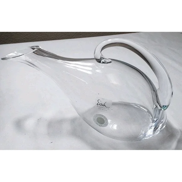 Eisch Duck Decanter - Lead-Free Crystal Wine Decanter With No Drip Effect